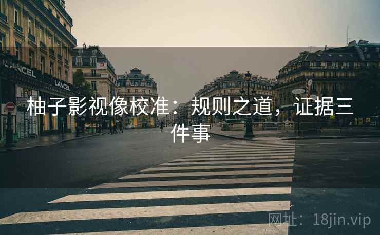 柚子影视像校准:规则之道,证据三件事 柚子影视像校准:规则之道,证据三件事